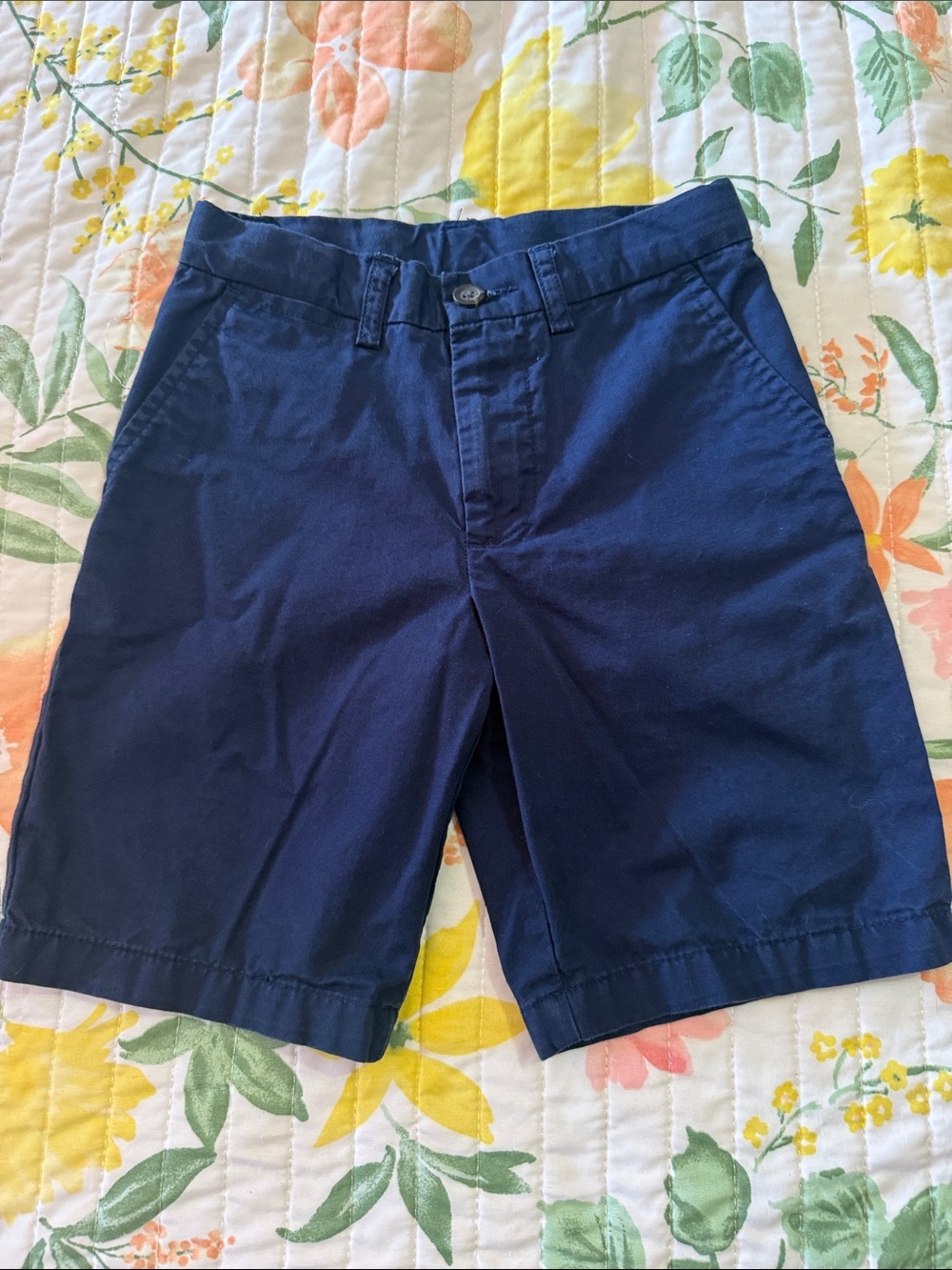 Classic boys Ralph Lauren Navy Cotton Shorts size 6